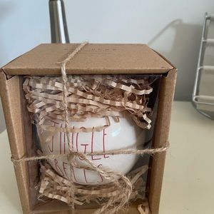 rae dunn jingle bells holiday ornament new in box